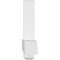 Ekena Millwork Eugene Architectural Grade PVC Gable Bracket, 108"W x 18"H x 4"D x 4"F, 4/12 Pitch GBP108X18X0404EUG00 - alternate 2